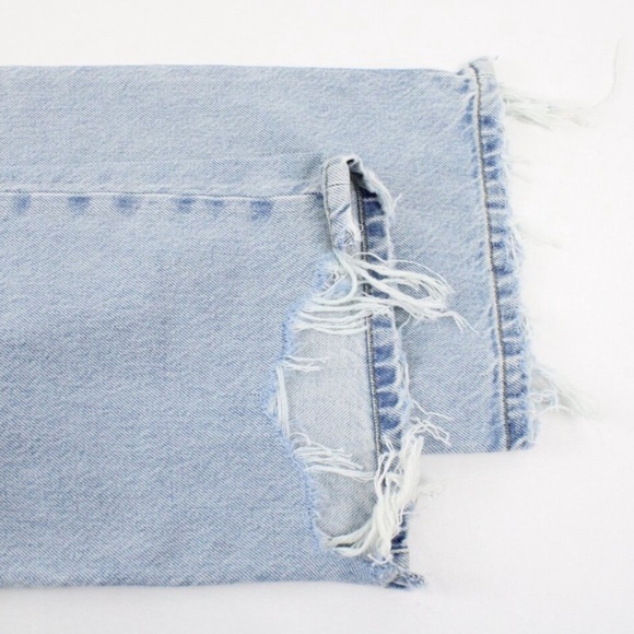 NWT Frame Le Jane Crop Straight Leg Bite Hem Jeans in Fizz Indigo Size 25 - Picture 6 of 9